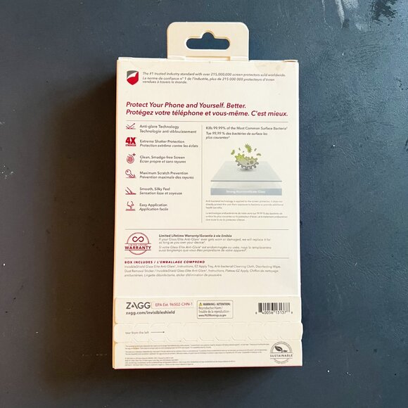 New Invisible Shield Glass Elite Anti-Glare + for iPhone 11/XR - Picture 2 of 3